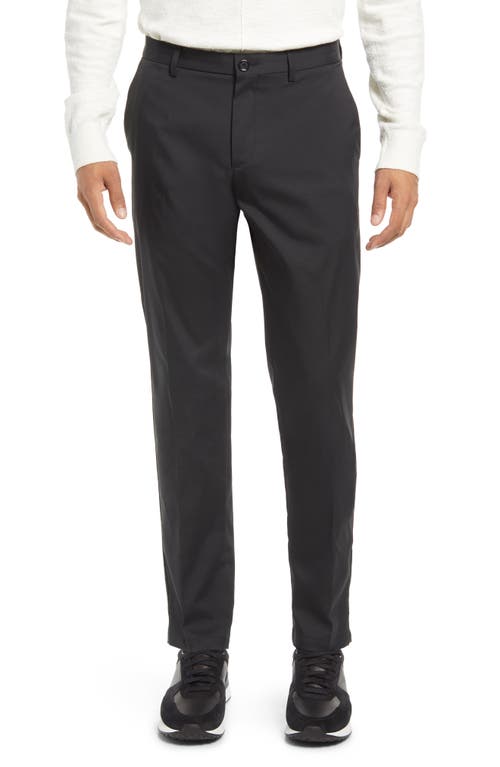 BOSS Spectre Water Repellent Slim Fit Chino Pants Black at Nordstrom,