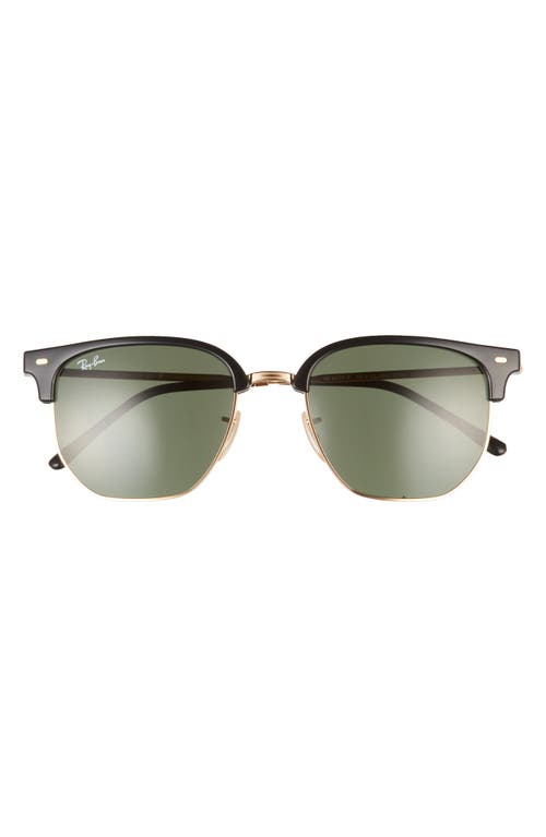 Ray-Ban Clubmaster 55mm Square Sunglasses in Black at Nordstrom