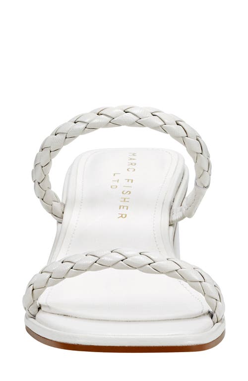 Marc Fisher Ltd Thoral Slide Sandal In Ivory
