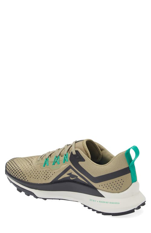 Shop Nike React Pegasus Trail 4 Running Shoe In Neutral Olive/light Bone