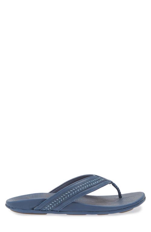 OLUKAI OLUKAI AHO LEATHER FLIP FLOP