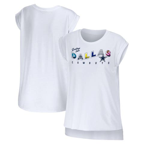 Women's Lusso White St. Louis Cardinals Nikki Raglan T-Shirt Size: Large