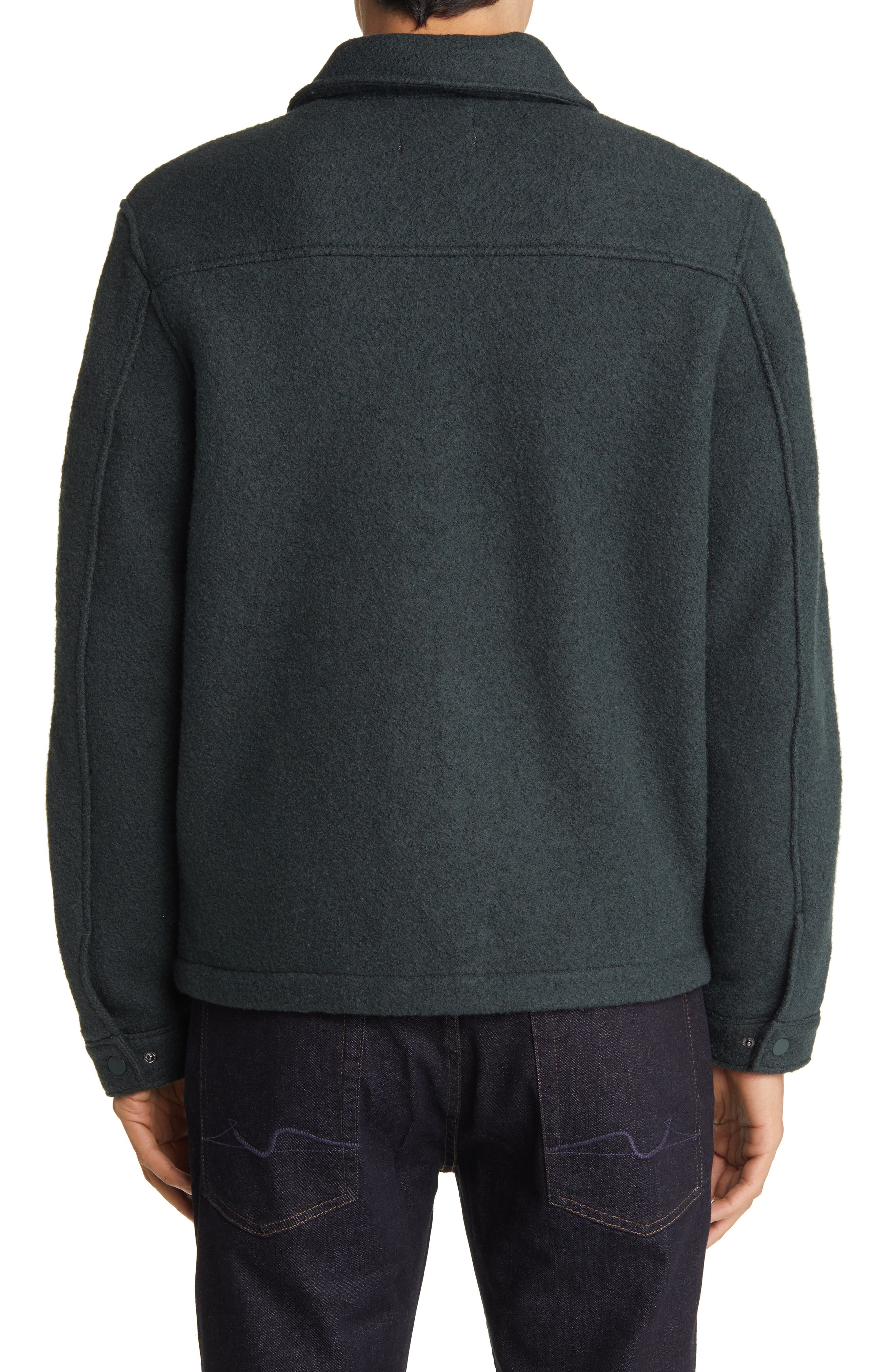 COS Zip Wool Jacket Nordstrom