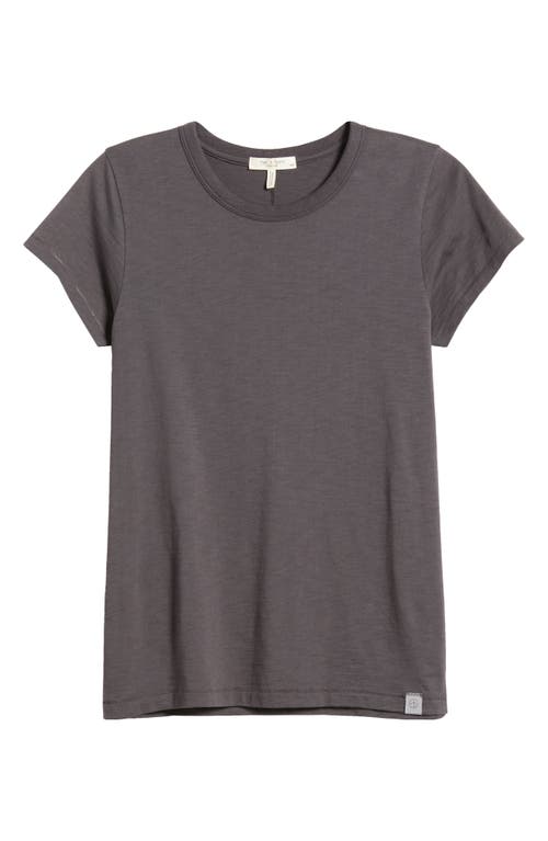 Rag & Bone The Slub Organic Pima Cotton T-shirt In Gray