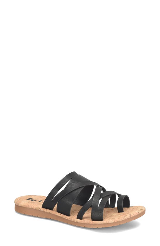 Korks Clemmons Strappy Sandal In Black