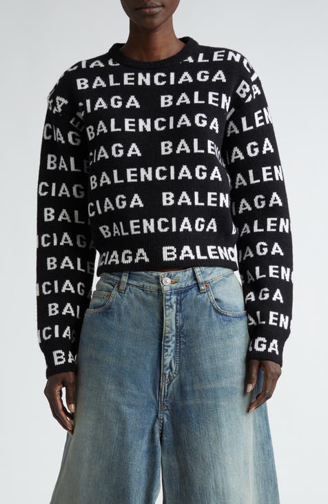 Black Logo-embroidered high-rise cotton-blend briefs, Balenciaga