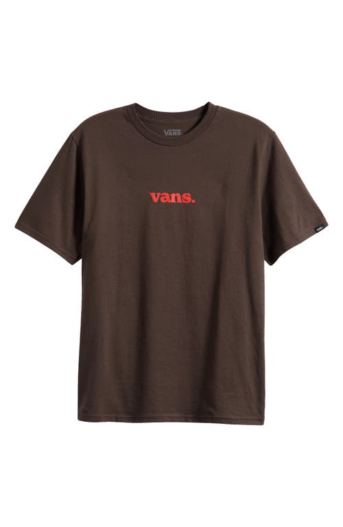 Vans Kids' Lower Coretype Graphic T-shirt In Turkish Coffee