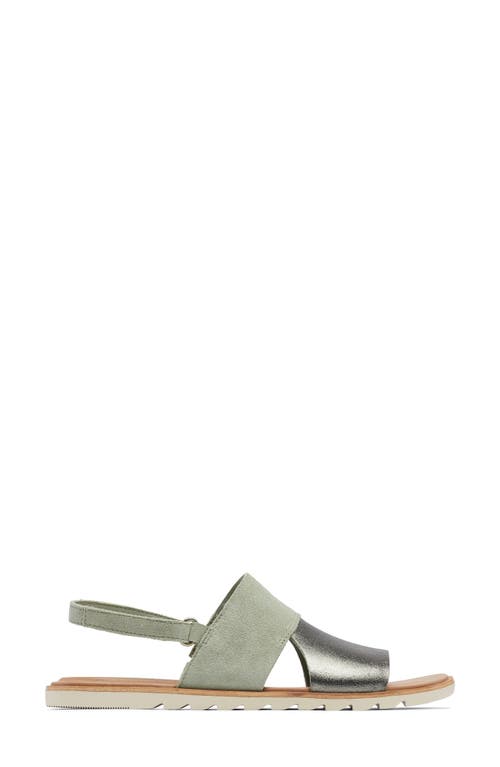 Shop Sorel Ella Ii Slingback Sandal In Safari/bleached Ceramic