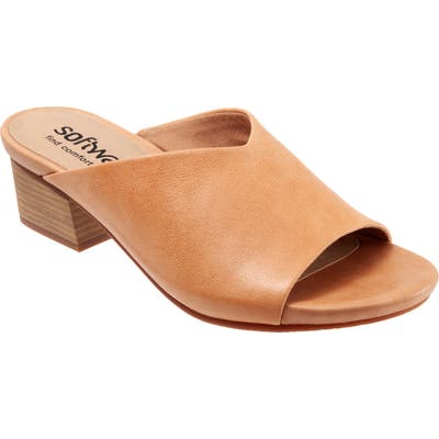 Softwalk Parker Slide Sandal, Beige