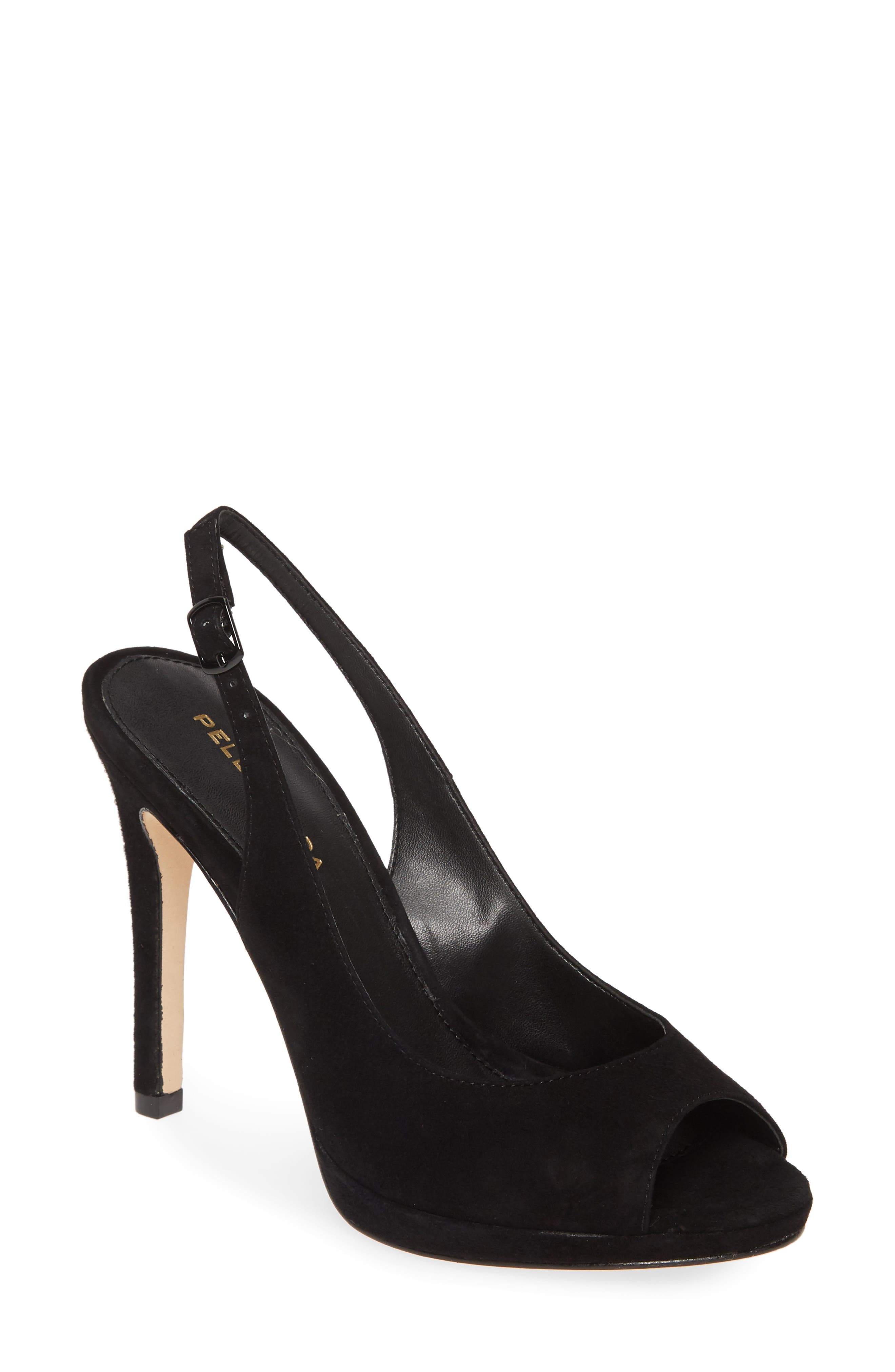 Pelle Moda Joey Slingback Pump, Black