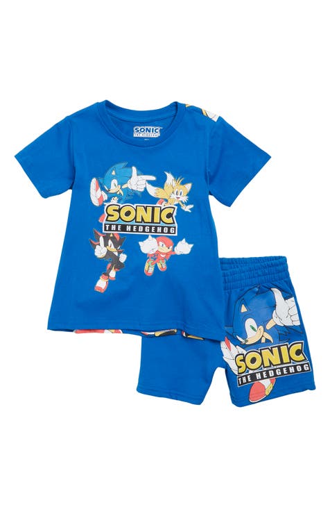 Kids' Sonic Graphic T-Shirt & Shorts Set (Little Kid)