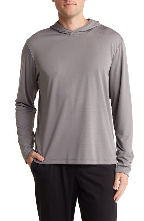 Gridline Base Layer Long Sleeve Hooded T-Shirt