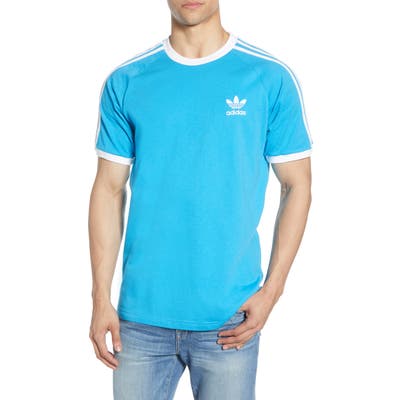 Adidas Originals 3-Stripes T-Shirt, Blue