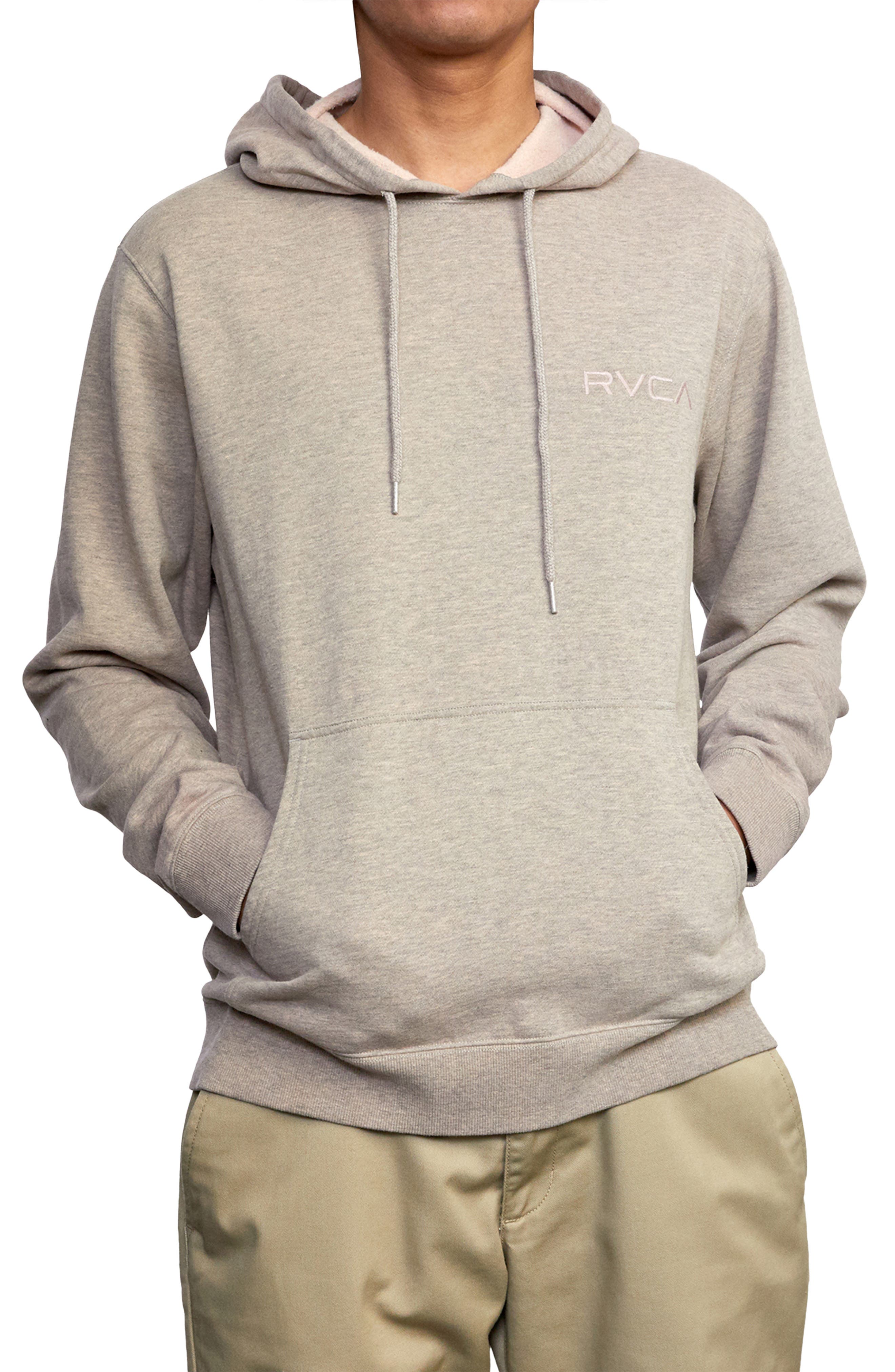 rvca tan hoodie