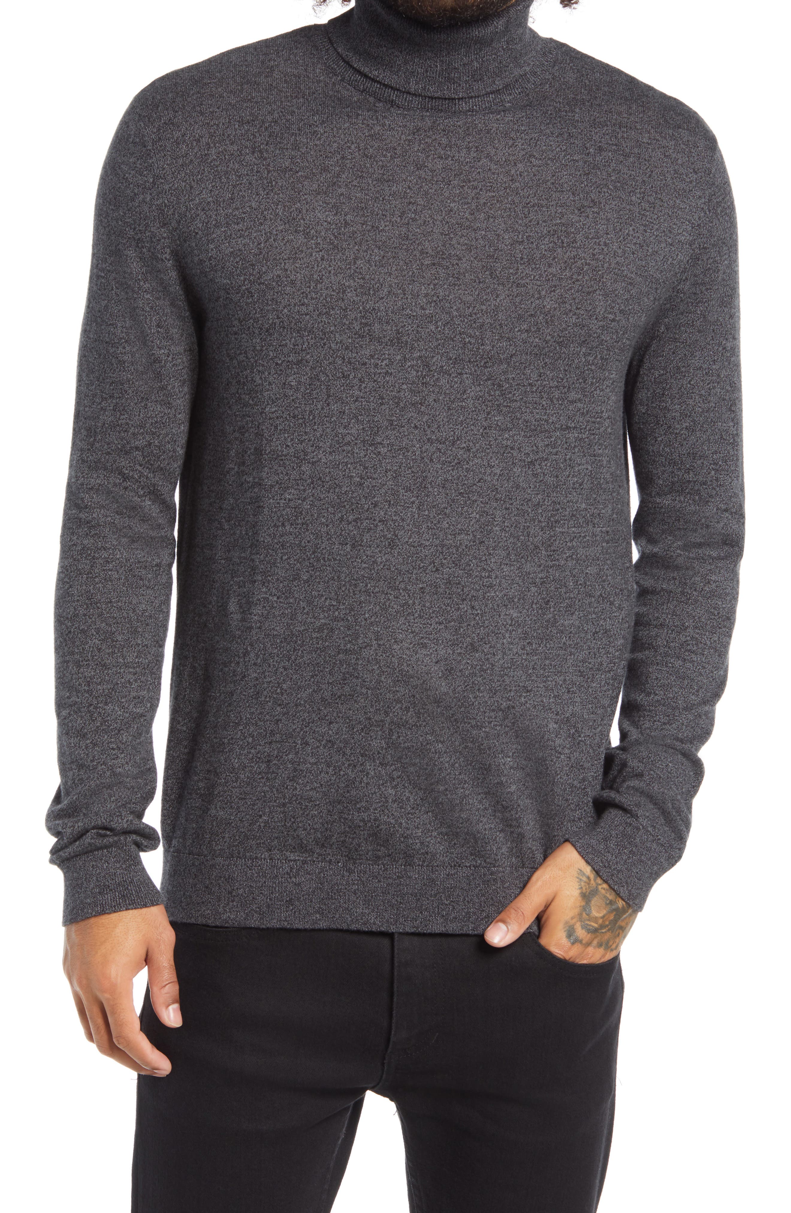 topman black turtleneck