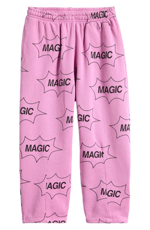 Bobo Choses Kids' It's Magic Organic Cotton Sweatpants In Pink