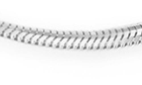 Glaze Jewelry Snake Chain Anklet In Silver