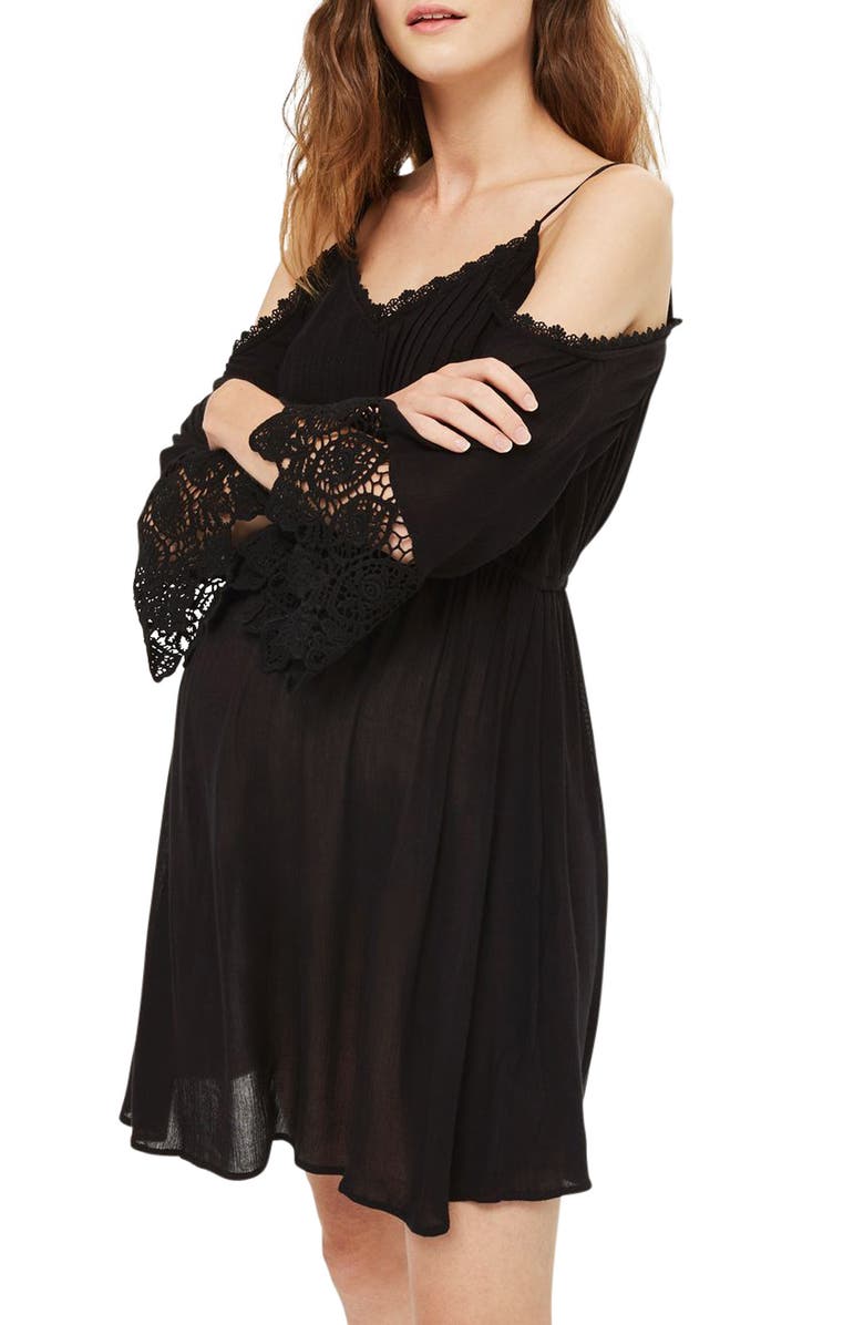 Topshop Cold Shoulder Maternity Sundress | Nordstrom