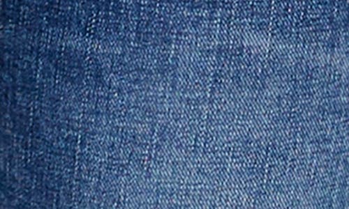 Hint Of Blu High Waist Chew Hem Skinny Jeans In Star Gazer Blue