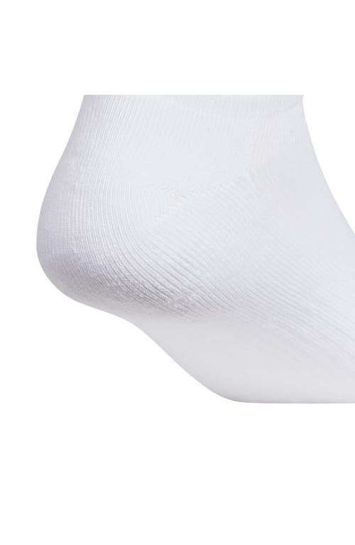 Adidas Originals Adidas 3-pack Aeroready Athletic Cushioned Low Cut Socks In White/wonder Beige/beige