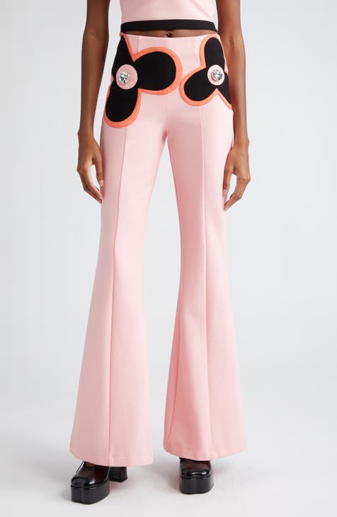 ASOS LUXE flared suit pants in red - part of a set