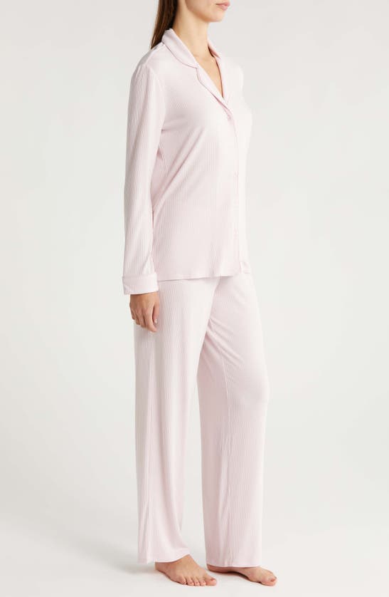 Nordstrom Moonlight Eco Easy Rib Pajamas In Pink Cake