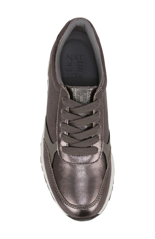 Shop Naturalizer Shay Sneaker In Pewter Leather