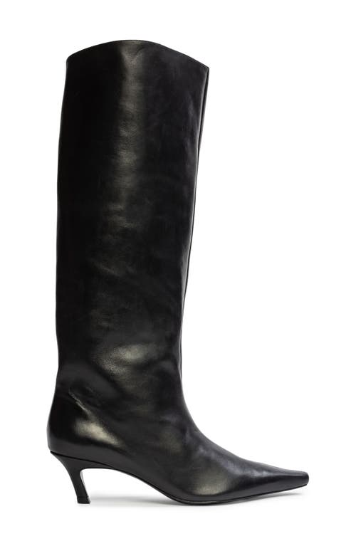 Shop Black Suede Studio Stass Slouch Boot