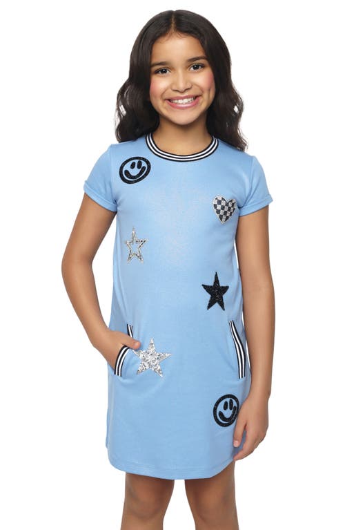 Shop Mia New York Kids' Icon Dress In Baby Blue