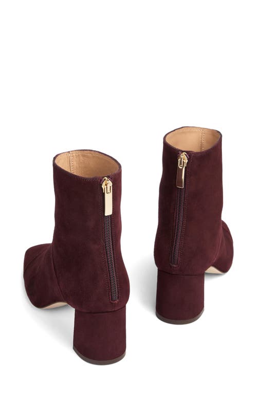 Shop Lk Bennett Maxine Cap Toe Bootie In Bordeaux