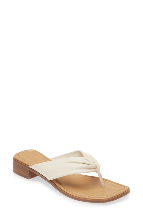 Quintina Flip Flop in Ivory Vanilla