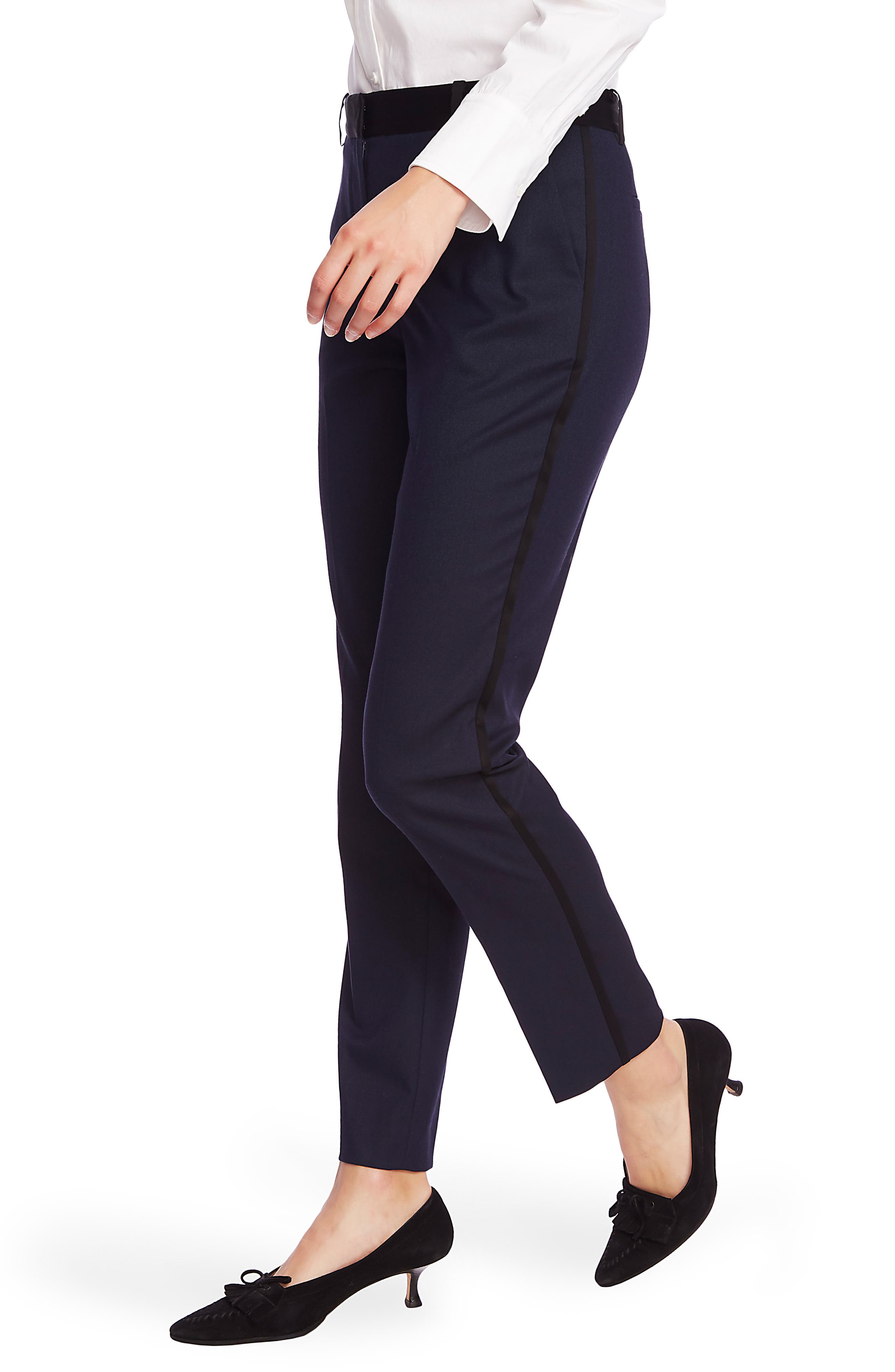 Court \u0026 Rowe Satin Tuxedo Stripe Pants 