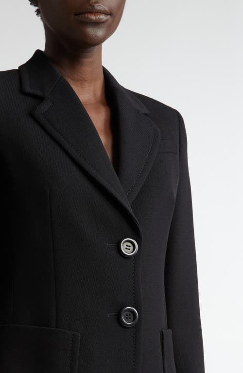 Akris Punto Two-button Wool Blazer In Black