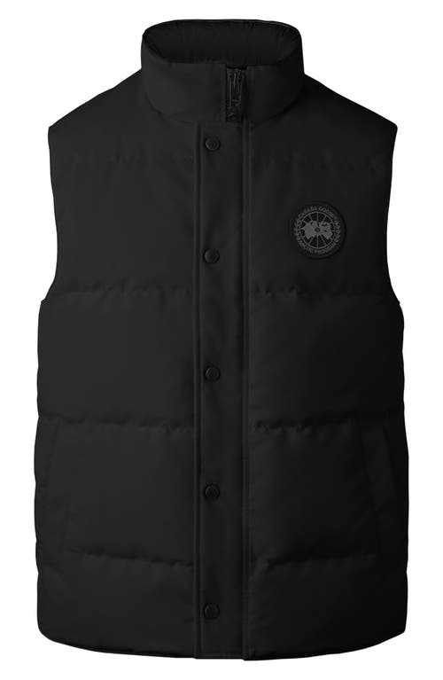 Shop Canada Goose Garson Water Repellent 625 Fill Power Down Vest In Black