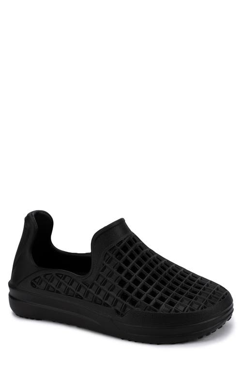 LUSSO CLOUD Scenario Waterproof Slip-On in Jet Black