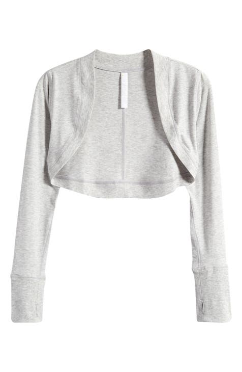 Girls Youth Heather Gray New York Giants Go For It Funnel Neck