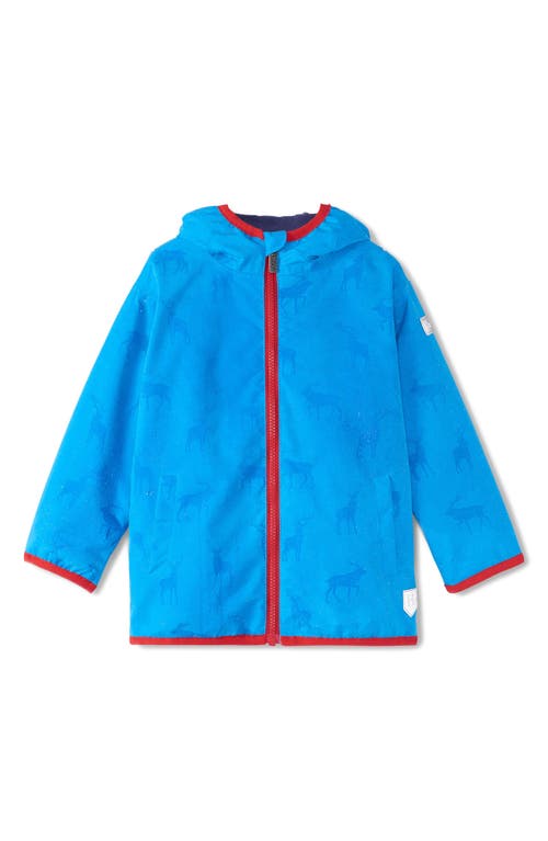 Shop Hatley Kids' Blue Elks Field Jacket