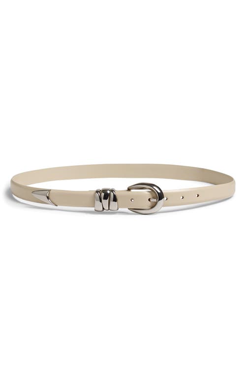 Madewell Chunky Metal Leather Belt at Nordstrom,