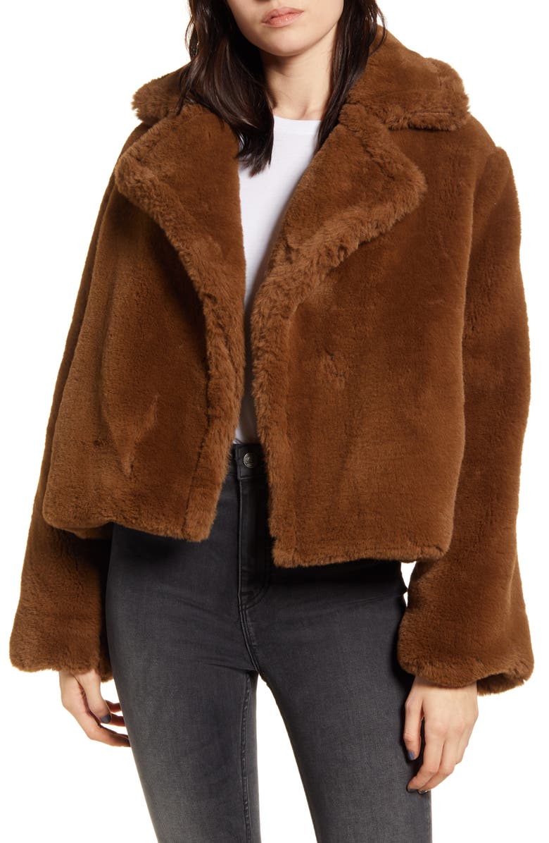 BB Dakota Big Time Faux Fur Jacket | Nordstrom
