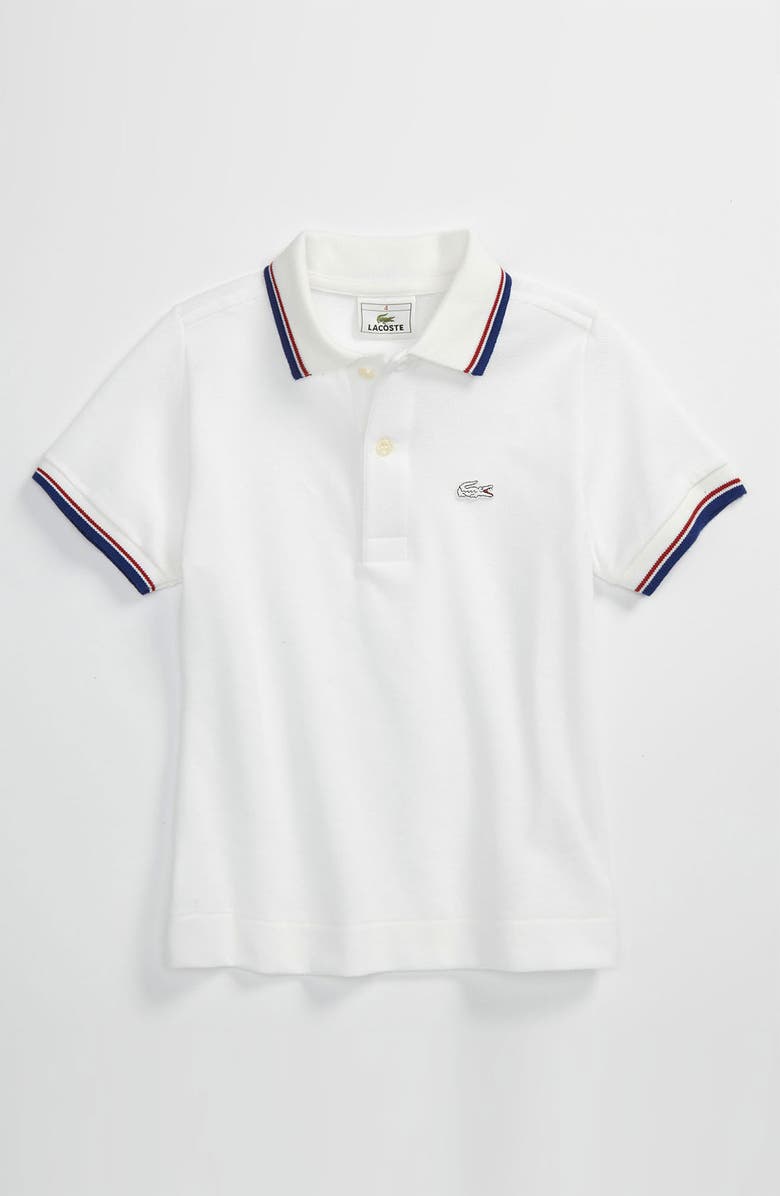 Lacoste Piqué Knit Polo Shirt (Toddler) | Nordstrom