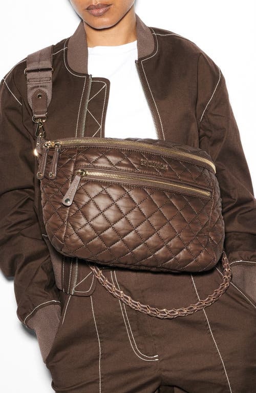 Shop Mz Wallace Crossbody Belt Bag In Walnut