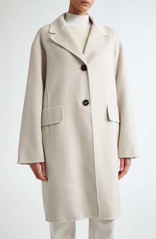 Max Mara Double Face Wool Coat Sand at Nordstrom,