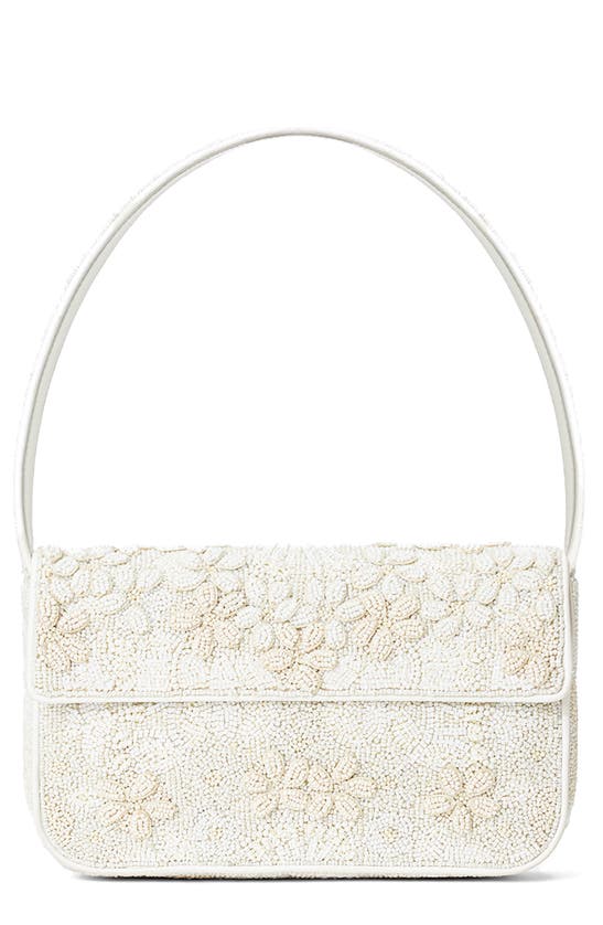 STAUD TOMMY BEADED SHOULDER BAG