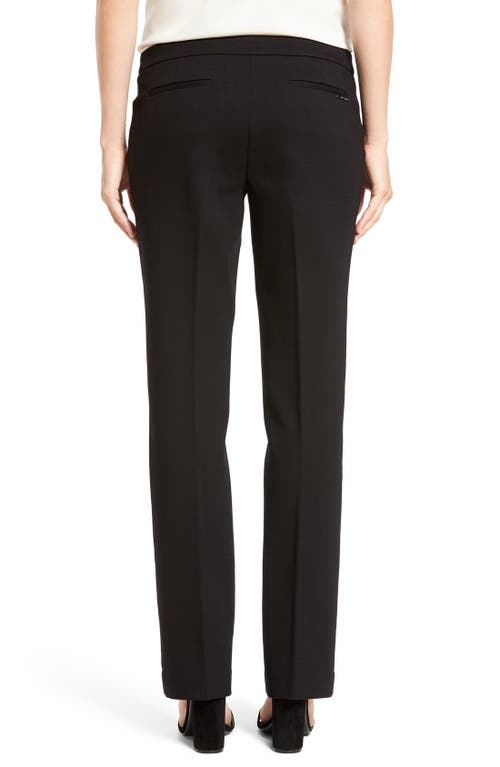 Anne Klein Compression Flare Leg Ponte Pants In Anne Black