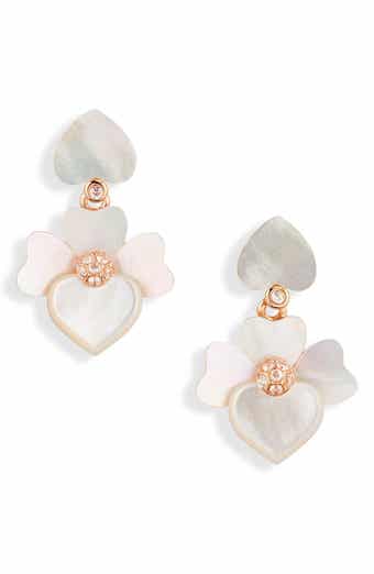 kate spade new york disco pansy drop earrings Nordstrom