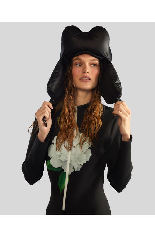 Cynthia Rowley Water Repellent Bonded Ski Suit In Gold