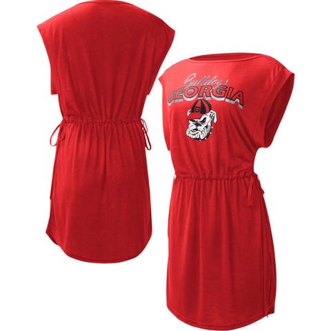 Women's G-III 4Her by Carl Banks Scarlet San Francisco 49ers Kick-Off Maxi  Dress