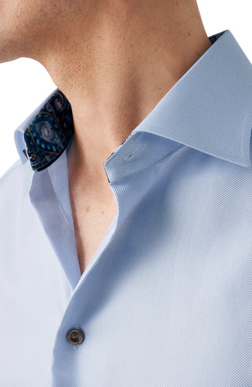 ETON ETON SLIM FIT SOLID TWILL DRESS SHIRT