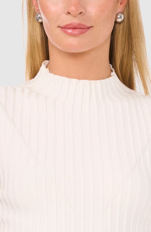 Shop Halogenr Halogen(r) Mock Neck Sleeveless Sweater In New Ivory White