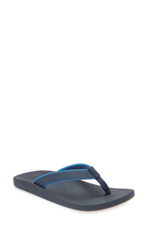 Shop Olukai Kōko'o Waterproof Flip Flop In Moonlit Ocean/moonlit Ocean